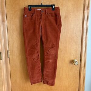 Stio Corduroy Pants Womens 6S Orange Rivet Slim Straight 5-Pocket Outdoor